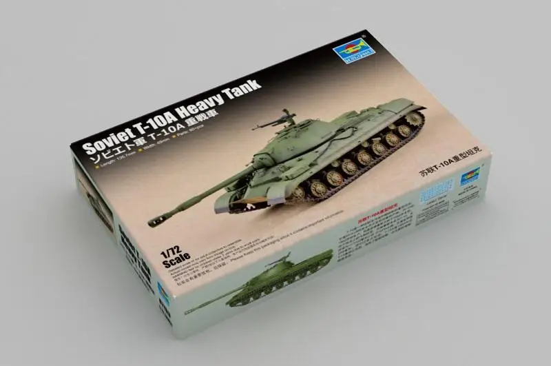 

Трубач 07153 масштаб 1:72, модель советского тяжелого танка T-10A
