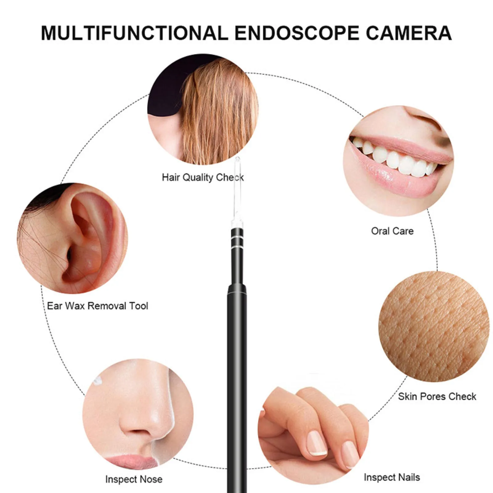 

Digital Led Otoscope Ear Camera Scope Earwax Removal Kit Ear Wax Cleaning Tool