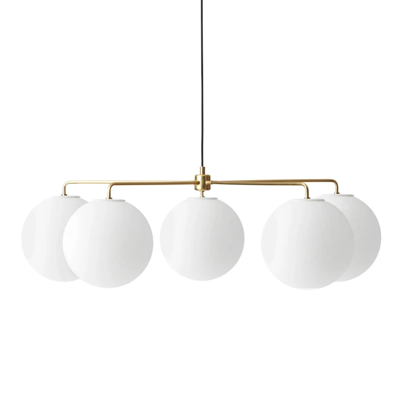 

Роскошная Минималистичная люстра в стиле постмодерн, стеклянная лампа для гостиной, столовой, кабинета, спальни, виллы