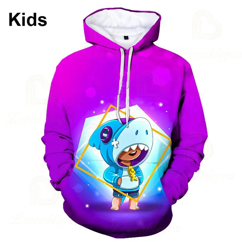 

Spike Sudaderas GENE and Star, Carl Shoot Game 3D Hoodies Sweatshirt Children Crow Kids Leon Child Tops Girls Boys Clothing