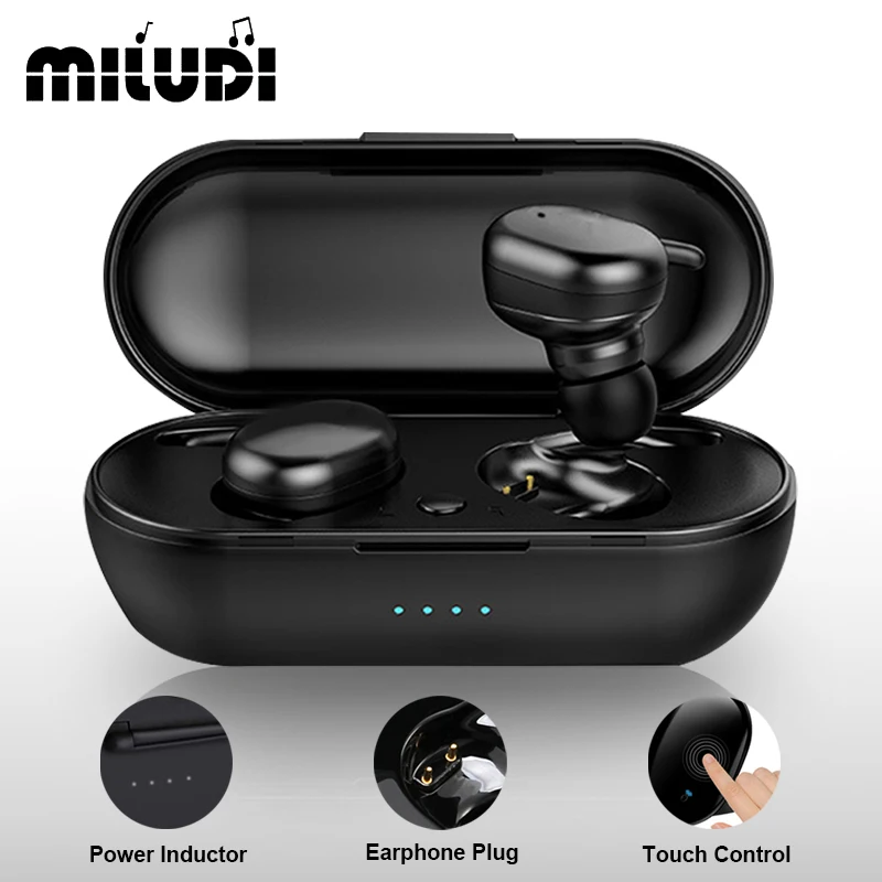 

Y30 TWS Wireless Headphones Bluetooth Touch Control Sport Headset Waterproof Microphone Music Earphones For All Smartphones