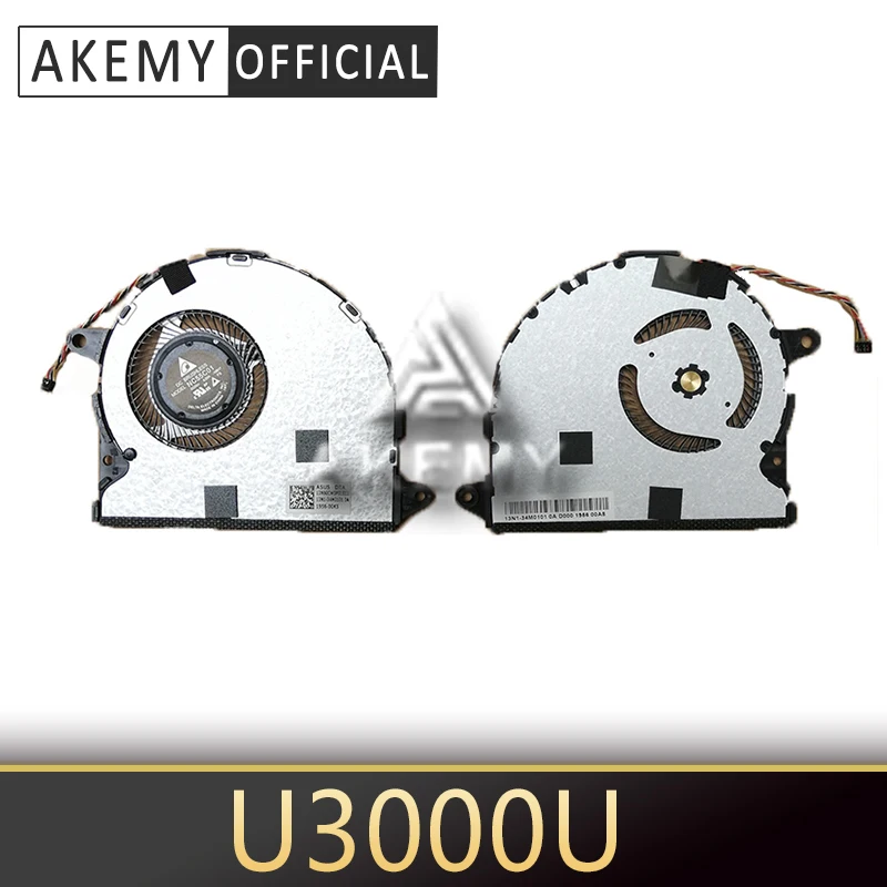Новый оригинальный для For Asus Zenbook U3000U U3000 Вентилятор охлаждения тест хорошее