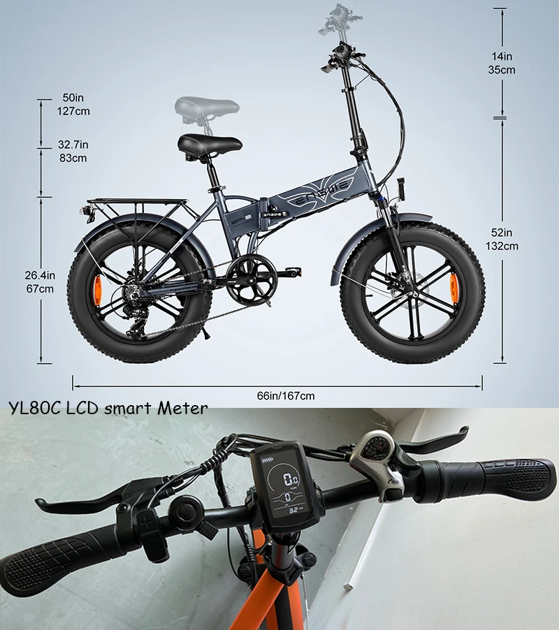 Online (EU Lager) Elektrische Fahrrad 48V 12,8 AH 20*4,0 Fett Reifen Elektrische Fahrrad 750W Leistungsstarke Berg Schnee Ebike 45 Km/h Strand Vollgas