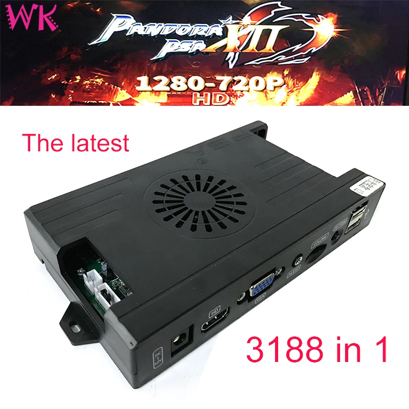 3188 в 1 pandora box XII 12 с 53 3d играми домашняя семейная версия HDMI VGA выход Поддержка 4