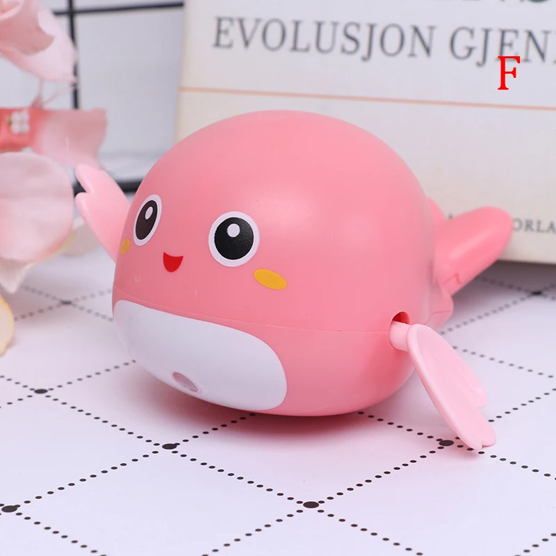 

1PC Cartoon Animal Pull The Bath Toy Pig Dolphin Baby Water Toy Infant Swim Clockwork Bath Toy Kids Beach Toy New