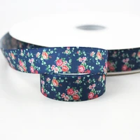 rose pattern printed grosgrain ribbon 9 75mm diy handmade materials wedding gift wrap tape ribbons