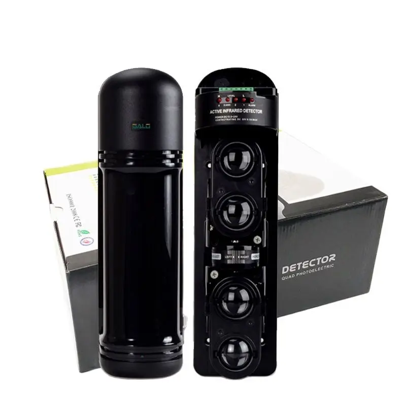 250 м сигнализации IR 4 Балки инфракрасная сигнализация три луч фотоэлектрический
