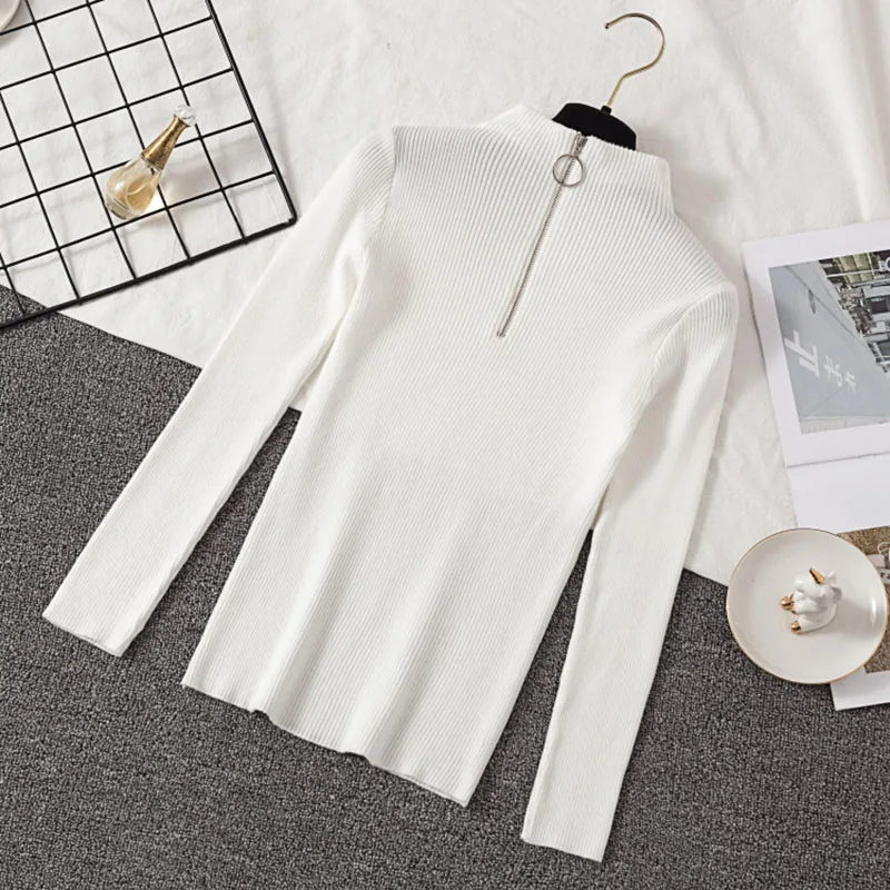 BS BOBOKATEER pull femme hiver Рождественский свитер женская зимняя одежда Женский вязаный пуловер с высоким воротом sueter mujer invierno - Цвет: BS