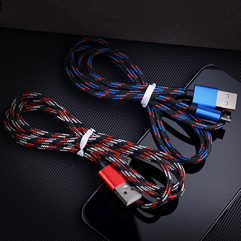 Подходит для Android V8 нейлоновый тканый алюминиевый сплав мобильный телефон