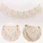 Маленький флаг, кисточки на стену, подвесной гобелен, искусство на стену, украшения, желтые бусины, кисточки, Шикарный декор в стиле бохо, комнатный декор, Декор для дома