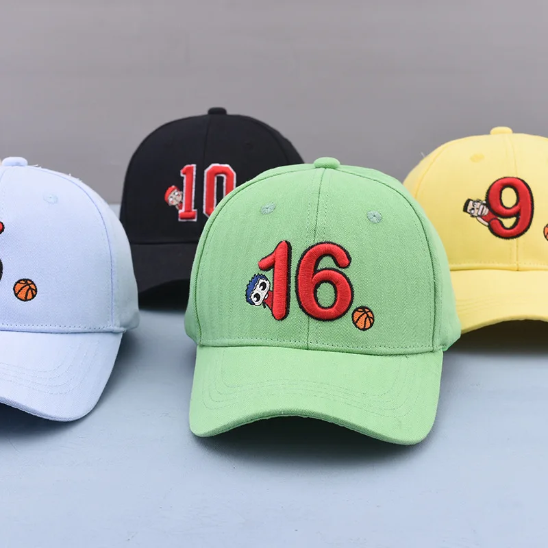 

LDSLYJR 2021 number embroidery cotton Casquette Baseball Cap Adjustable Snapback Hats for child boy and girl 92