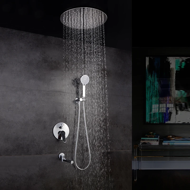 Бесплатная доставка скрытая круглая насадка для душа с различными осадками