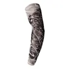 Цветочный рукав из нейлоновой ткани дышащая и удобная поддельная тату большого размера флэш-тату для мужчин