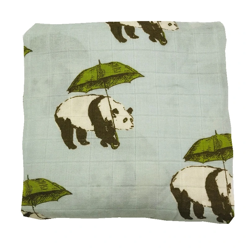 Активная печать Слоник очень мягкие 70% бамбуковое волокно 30% хлопок муслин