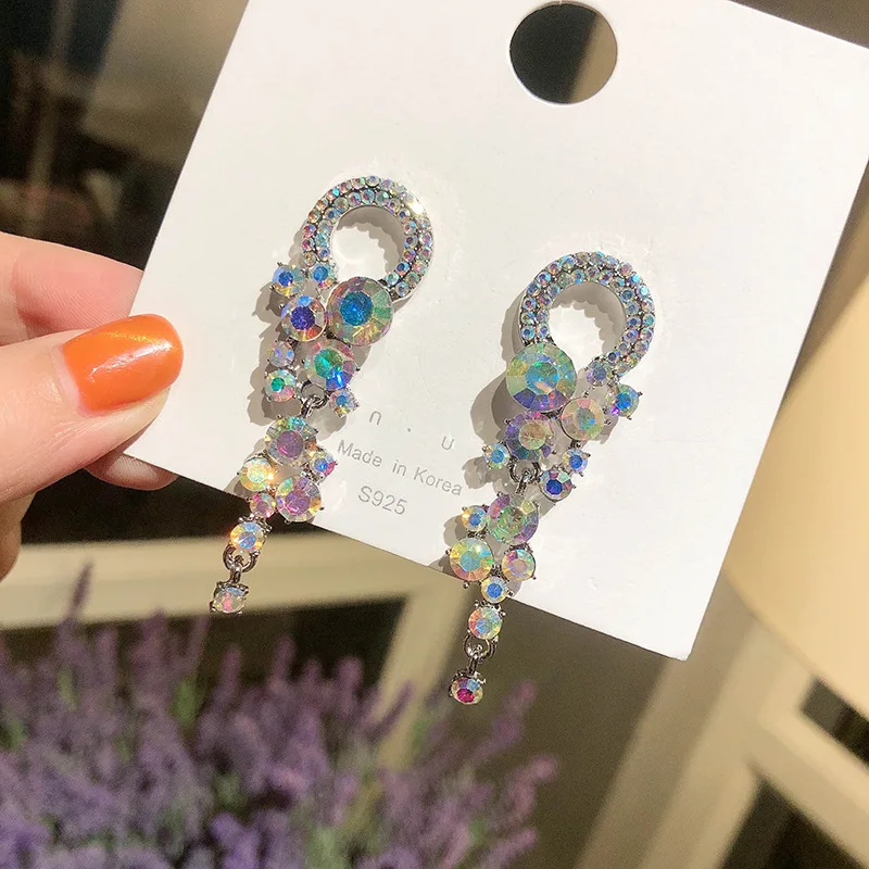 Серьги темперамент Джокер S925 Pin классические серьги с кисточками для девочек