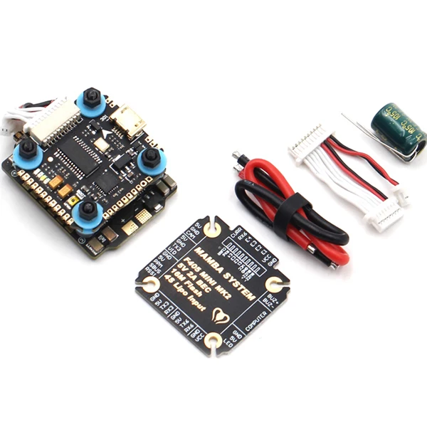 F405 MINI and F25 Diatone MAMBA F405 Mini MKII Betaflight контроллер de vuelo y 25A CES a 2-4 S DSHOT600 pila FPV Racing sin escobillas ESC para - Цвет: F405 MINI and F25