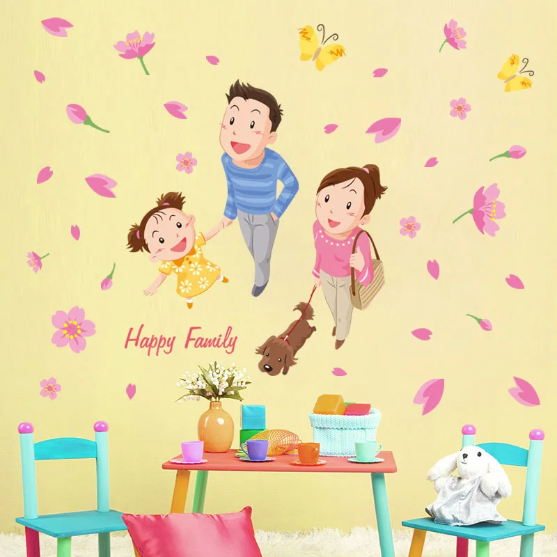 Семейные комплекты с рисунком для родителей и детей эстетическое наклейки на