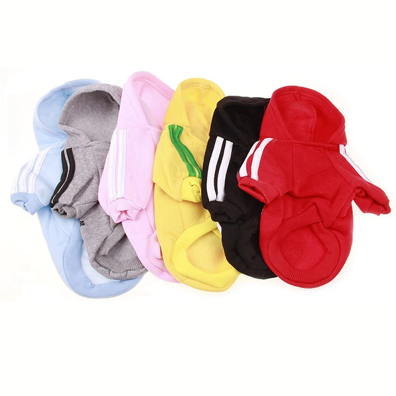 Зимняя одежда для собак пальто куртка с капюшоном комбинезон маленьких