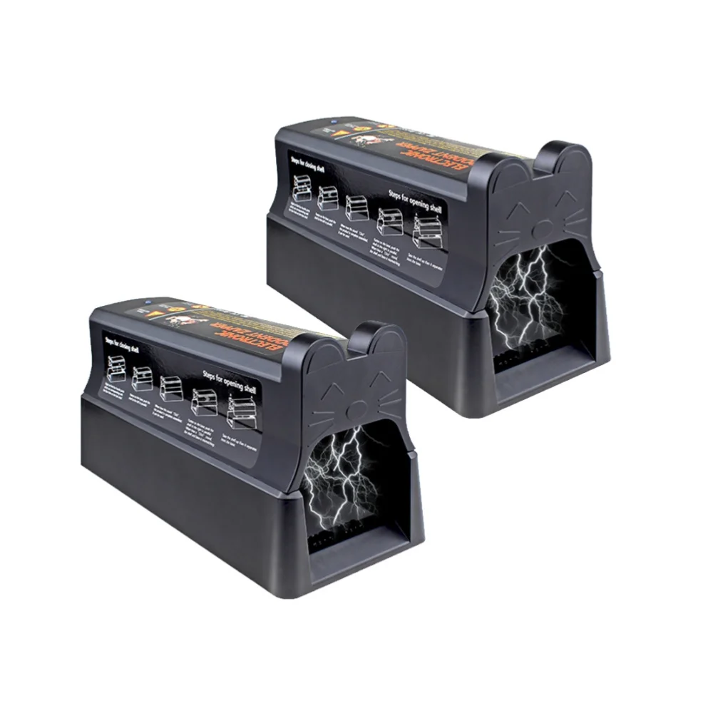 

1Pc 7000V Electric High Voltage Rat Trap Killer Electronic Rodent Zapper Electrocute Home Use Pest Control wit