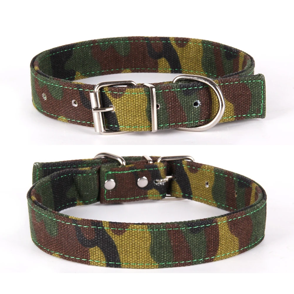Новый собачий ошейник Камуфляжный Регулируемый тренировочный для домашних