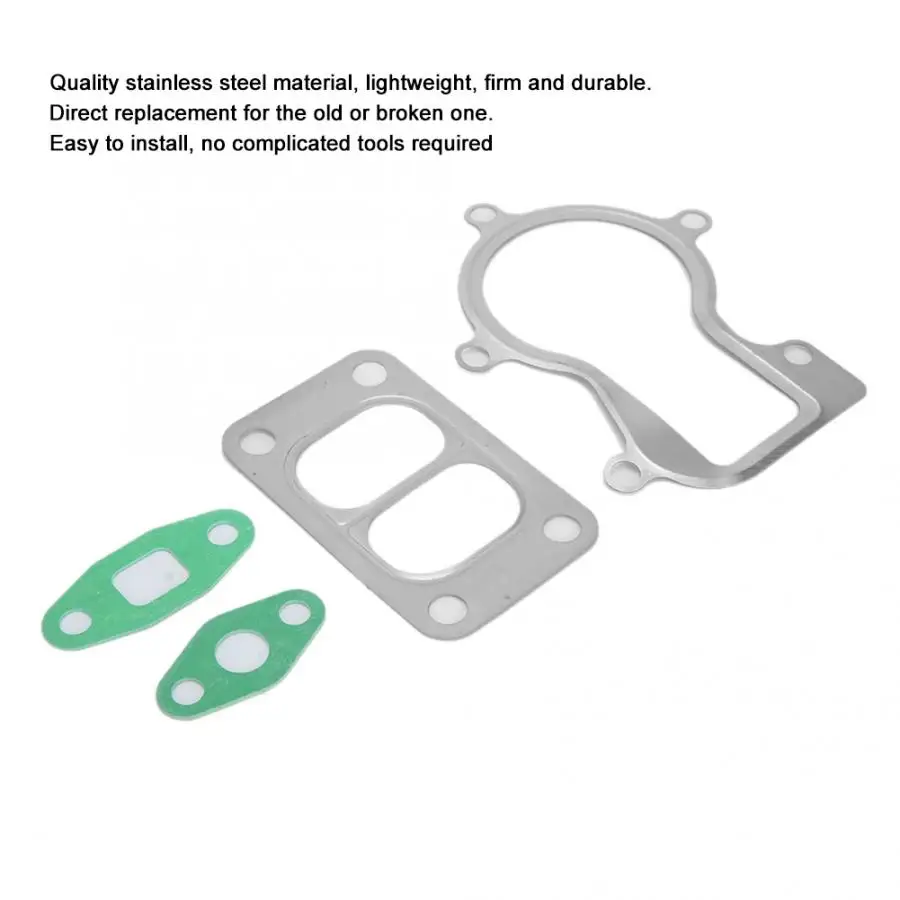 Stainless Steel Turbo Gasket Kit Fits for Holset HX35 HX35W Oil Inlet Outlet Car Accessories | Автомобили и мотоциклы