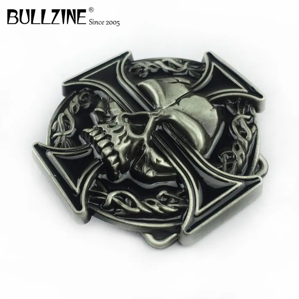 Bullzine Оптовая Продажа цинковый сплав Ретро черный эмалированный женские