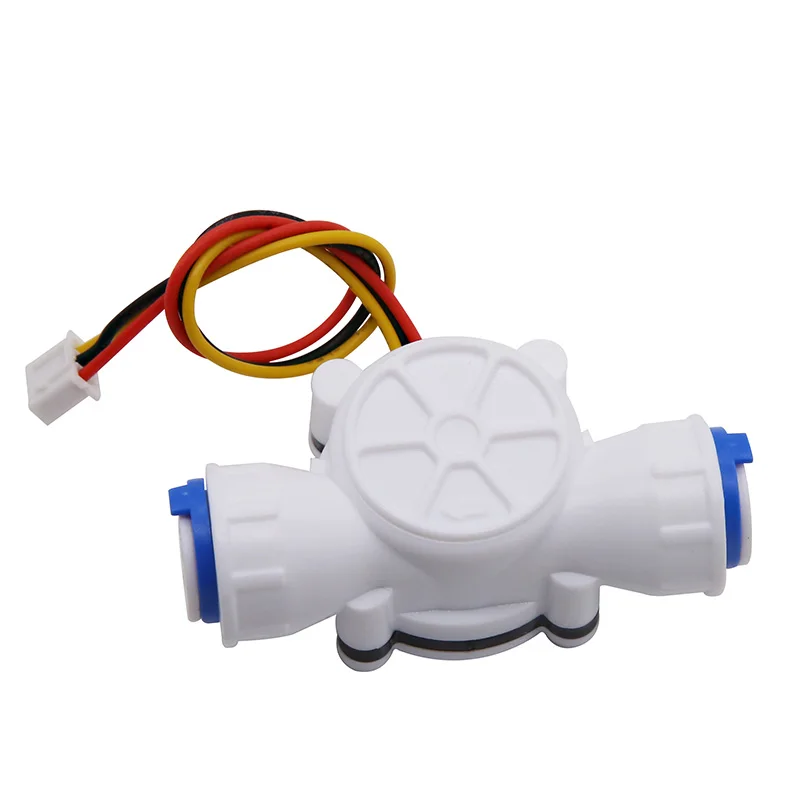 Medidor de flujo de agua de tubería de sensor de Flujo de Agua DN8 ND10 0,3-10l/minPE, dispensador de agua G1/4 pulgadas G3/8 pulgadas