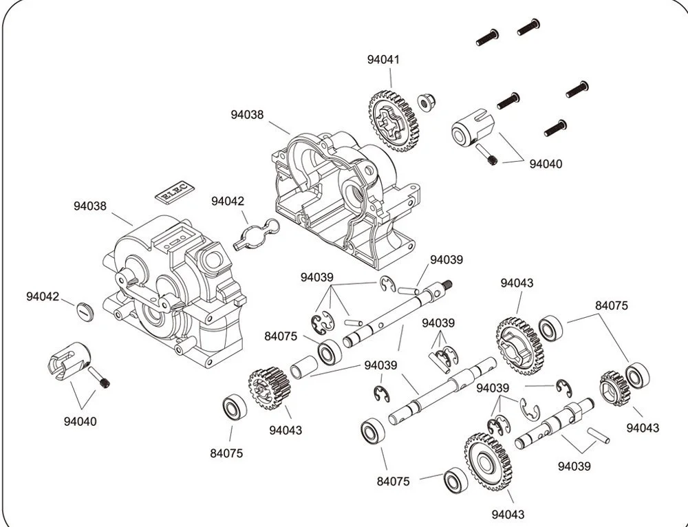 OFNA/HOBAO RACING 94038 1/8 гипер MT PLUS ось коробки передач | Игрушки и хобби