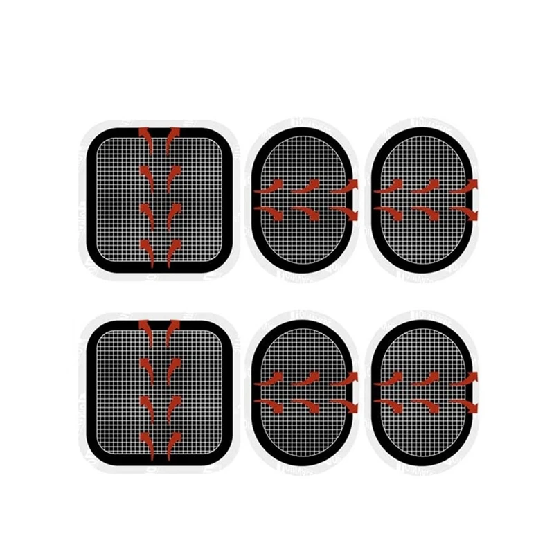 

24Pcs Gel Pad for Hip Muscle ABS Trainer Pad Buttock Muscle Toner Replacement Gel Sheet for Fitness Abdominal Belts