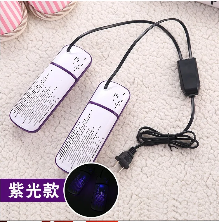 Purple light type Сушилка для обуви дезодорирование и стерилизация телескопическая грелка для обуви Студенческие общежития домашняя сушилка для обуви - Цвет: Purple light type