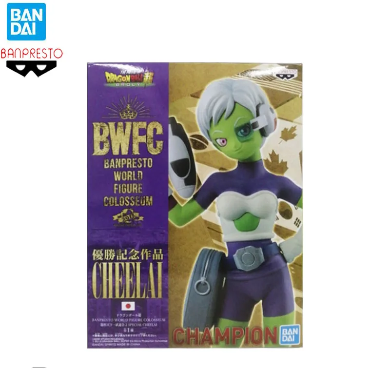 

Spot Bandai figurine Dragon Ball z Figura Cheelai 17CM PVC Anime Figure Action Collection Model Toys for kids Gift