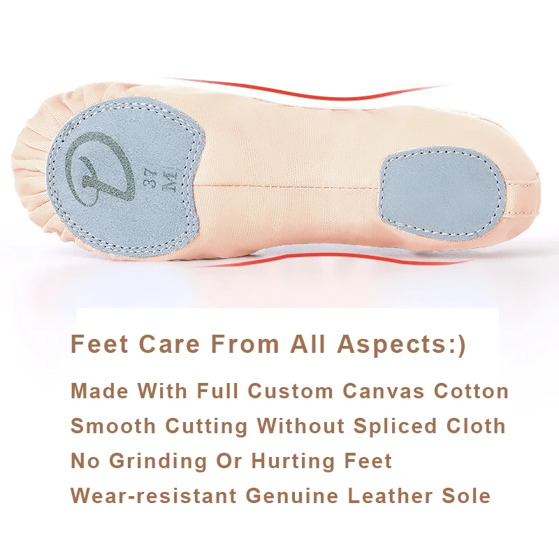 Women Ballet Flats Shoes Ballet Shoes For Gilrs Dance Shoe Soft Girls Kids Ballerina Practice Dance Shoes Canvas (art.: 3a39535bdf6) - 3a39535bdf6