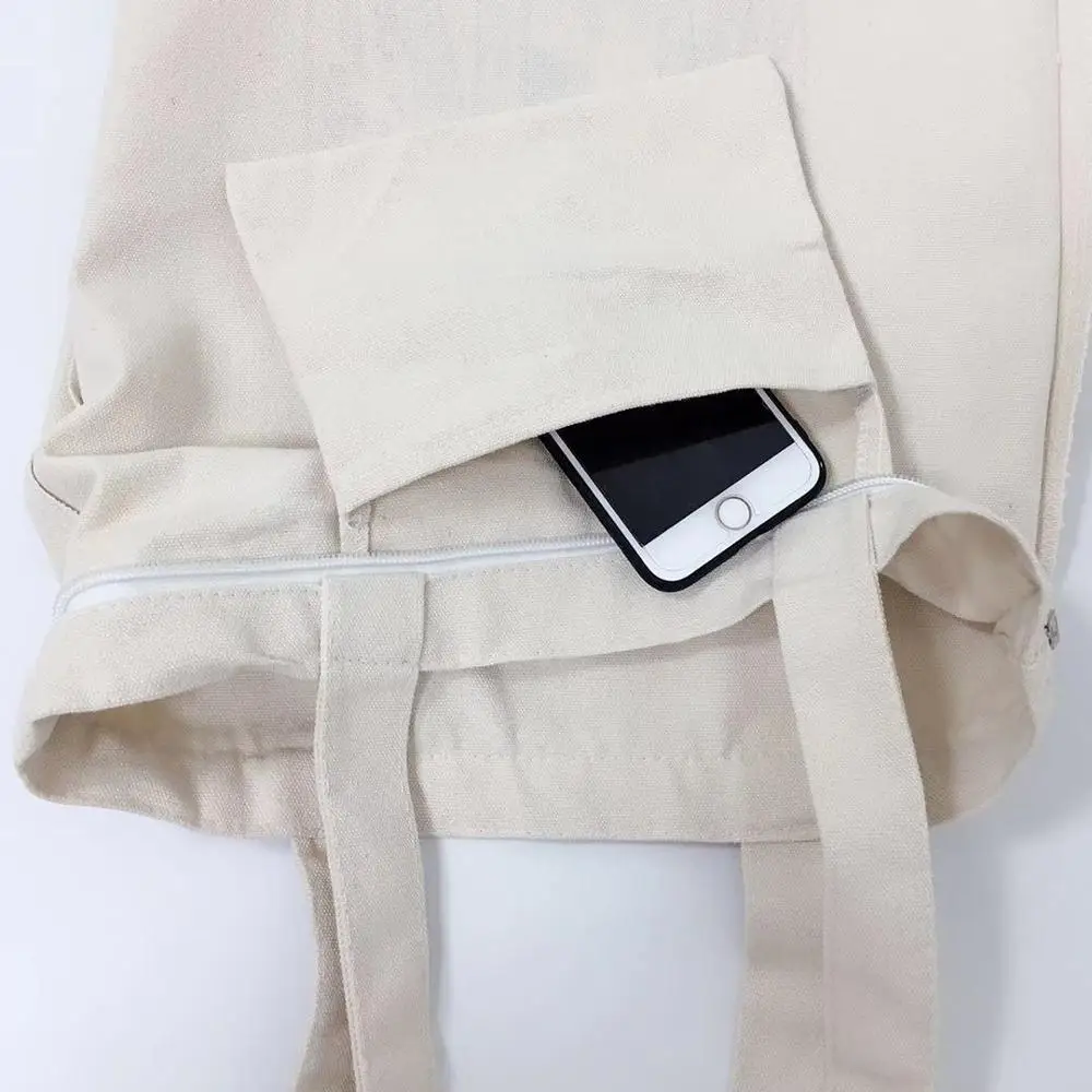 Ручная работа прочная Женская Хлопковая сумка на плечо Студенческая модная для