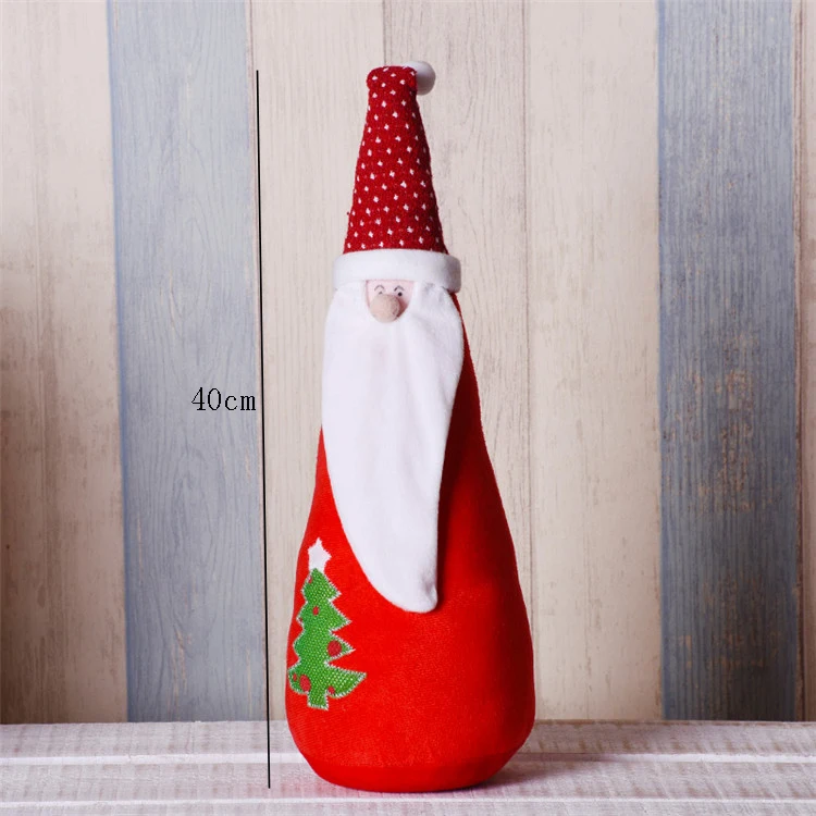 santa claus 259 Рождественские украшения для дома, выдвижная стоящая 38-55 см, снеговик, куклы, подарок на год, день рождения, плюшевая игрушка, Рождественский Декор, украшения - Цвет: santa claus 259