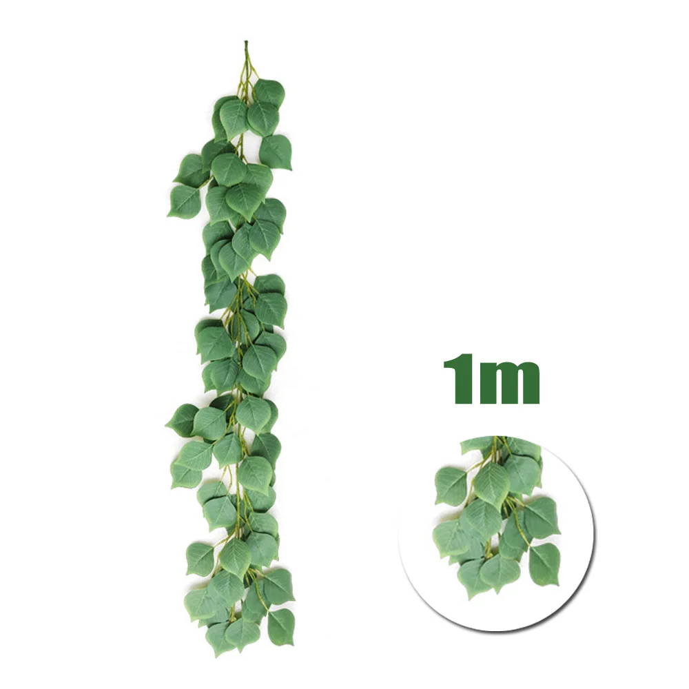 1х искусственный зеленый лист плюща гирлянда ротанговая листва Свадебный