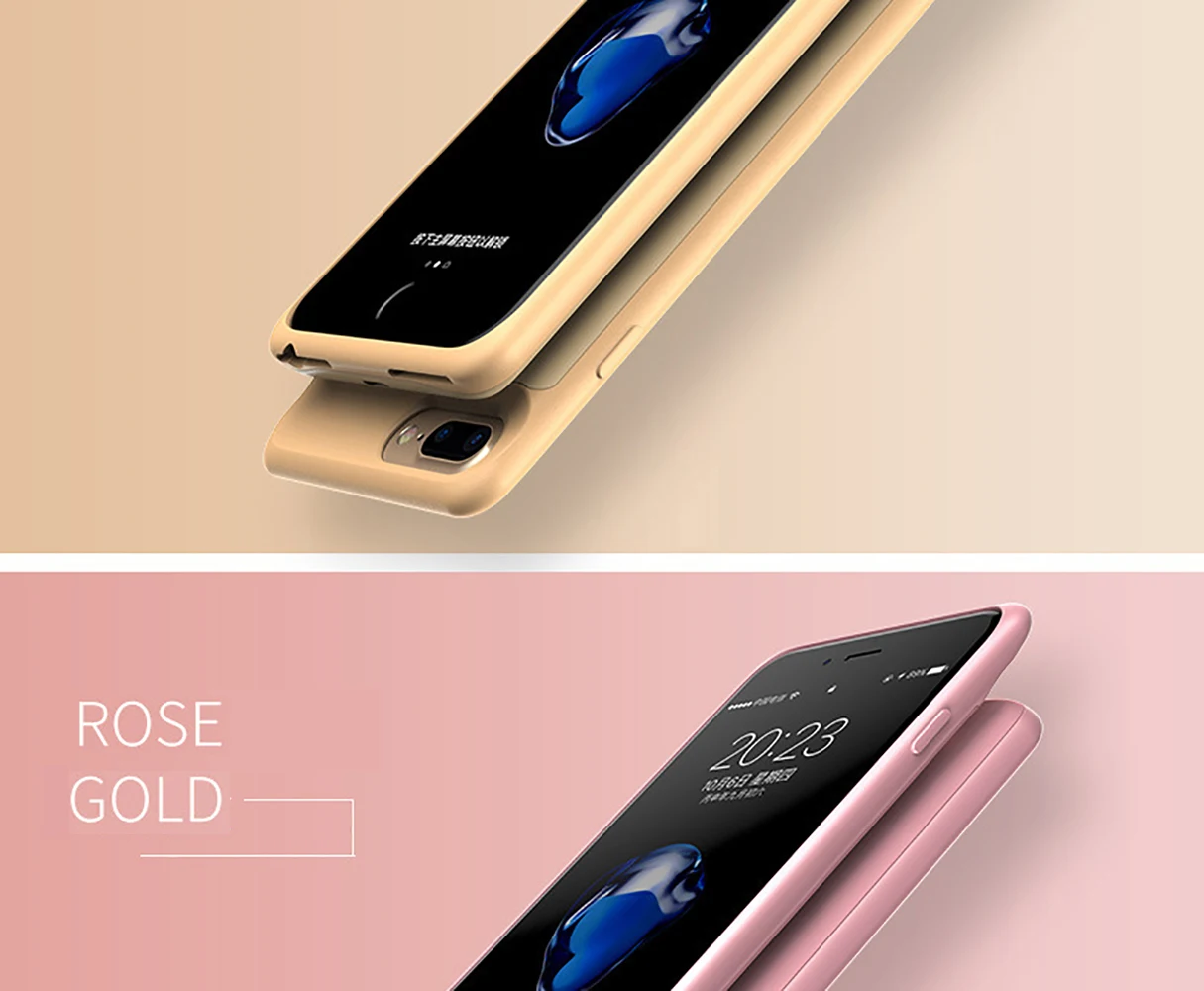 Горячая Распродажа, чехол для аккумулятора 2500 мАч~ 7000 мАч для iPhone 6, 6s, 7, 7 s, 8, 8s X, чехол для внешнего зарядного устройства для iPhone