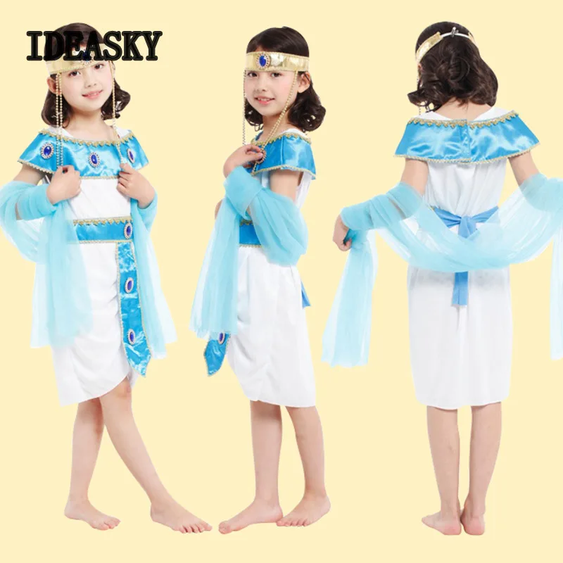 Костюмы на Хэллоуин для мальчиков и девочек Древний Египет египетский фараон