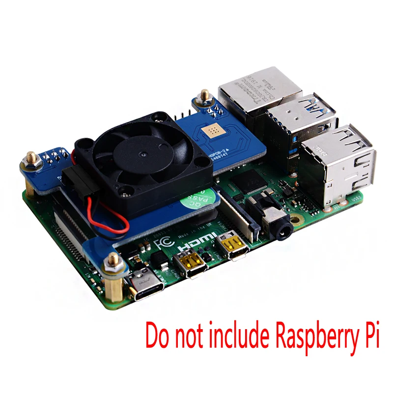 Raspberry Pi Fan PoE HAT для 4B/3B +|Демонстрационные стенды| |