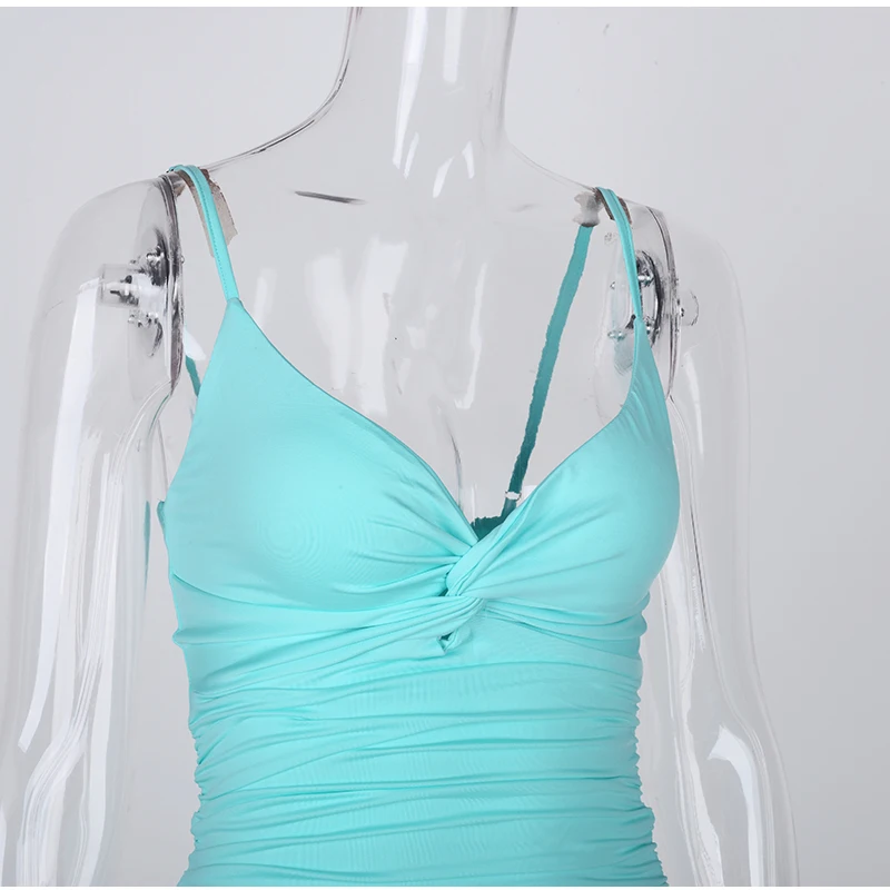 Женское двухслойное платье с рюшами Parthea эластичное облегающее вечернее