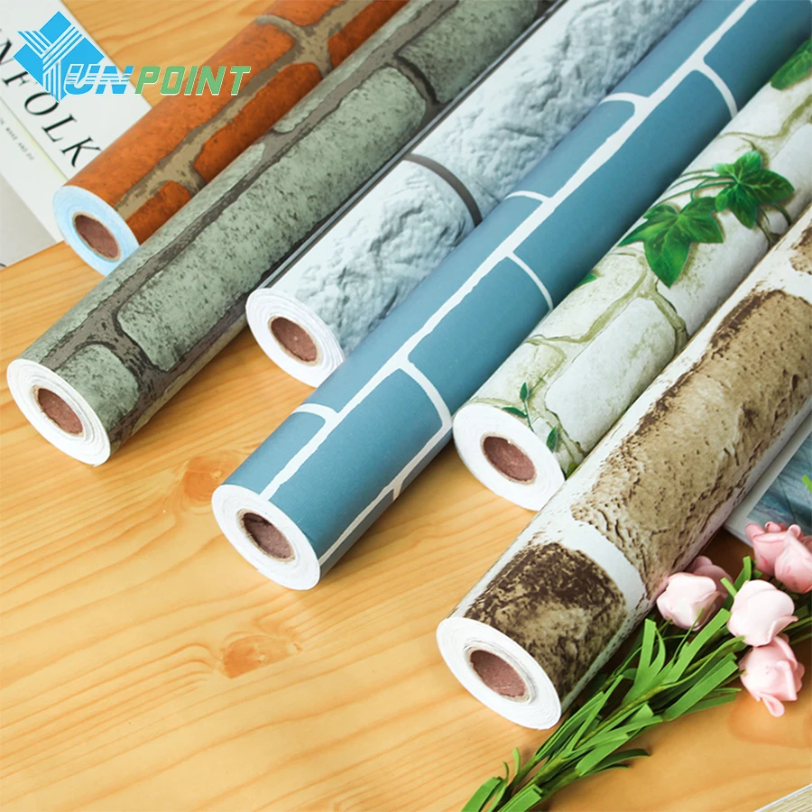 Самоклеящаяся общежитии Водонепроницаемый влагостойкий наклейка с кирпичным