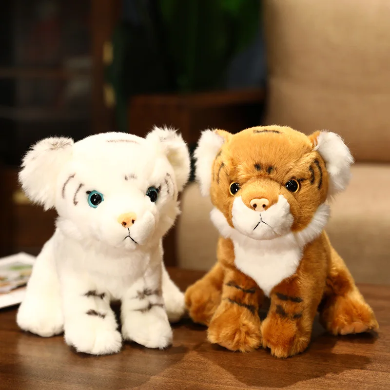 

1pc 10-25CM Lovely Simulation Tiger Plush Toys Soft Stuffed Cartoon Animal Dolls Kawaii Home Decor Children Baby Christmas Gifts