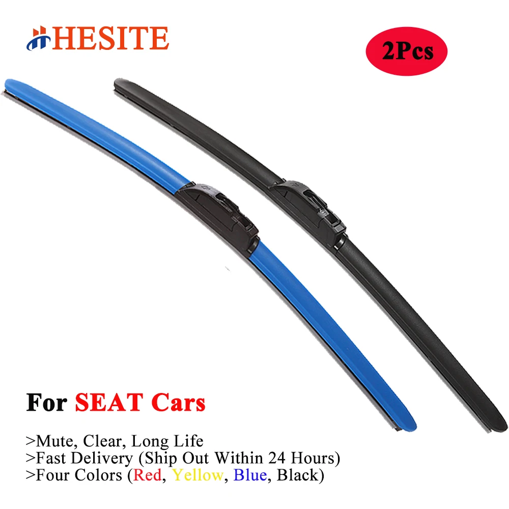 Цветные гибридные щетки стеклоочистителя HESITE для SEAT LEON Altea Alhambra Arona Arosa Ateca Cordoba Exeo