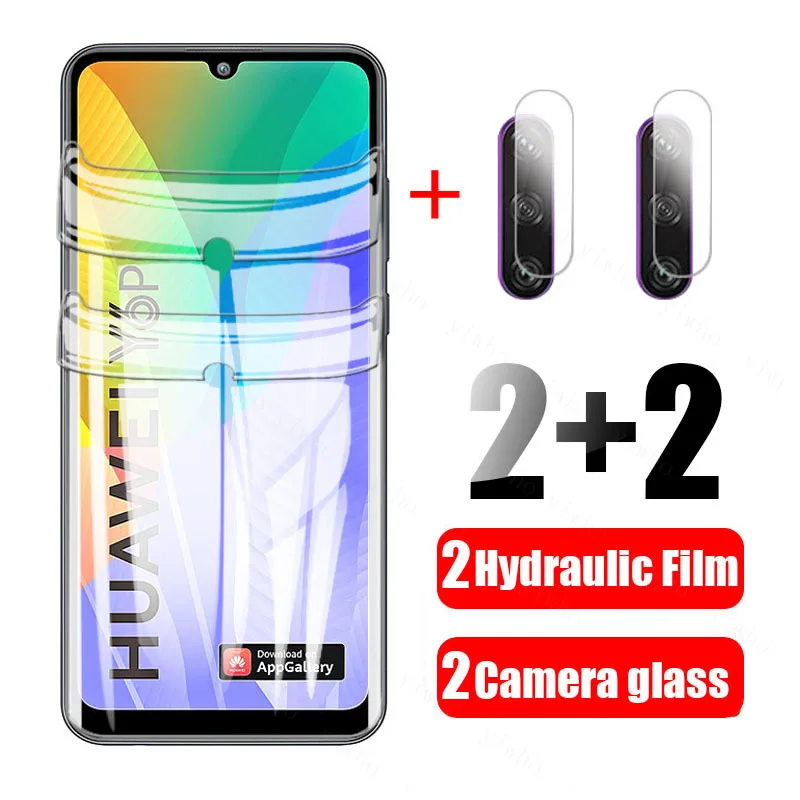 

Гидравлический пленка для Huawei Y6p 2020 объектив камеры протектор Закаленное стекло для Huawei Y6P Y6 P Y 6 p MED-LX9 Защитные пленки для экрана защитное ст...