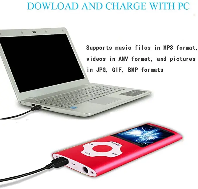 Хит продаж 2020 продукции Usb мини MP3-плеер с ЖК-экраном Поддержка 64 Гб микро SD TF карта