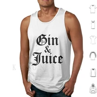 gin and juice tank tops vest 100 cotton hip hop swag urban funny hip hop rap miscellaneous nsfw2 blame society
