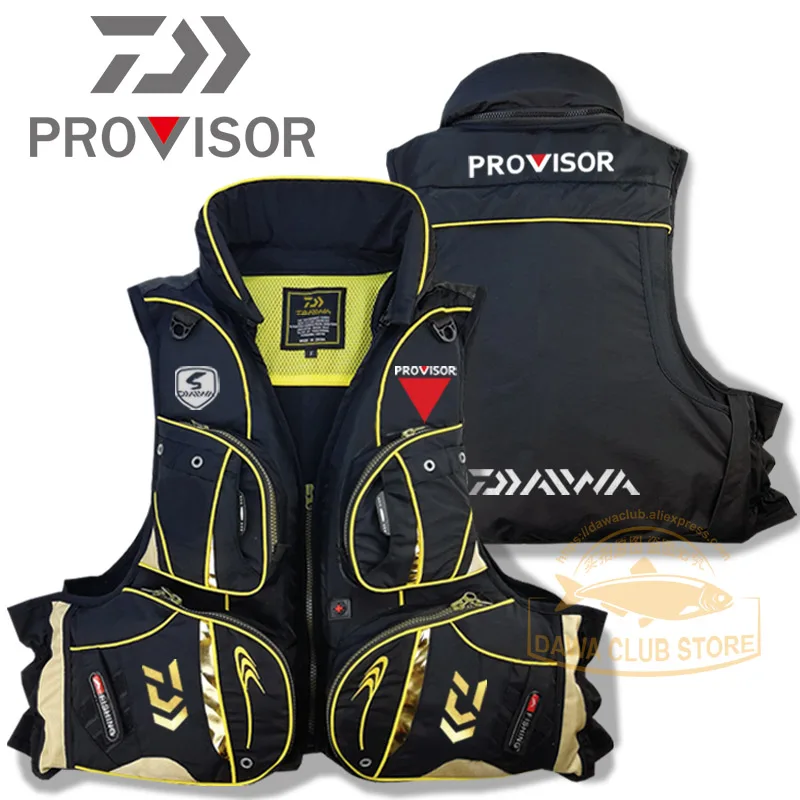 

2020 DAWA UNISEX Reflective Fishing Life Jacket Vest Large Size Multi-Function Multi Pocket Outdoors High Buoyancy Fishing Vest
