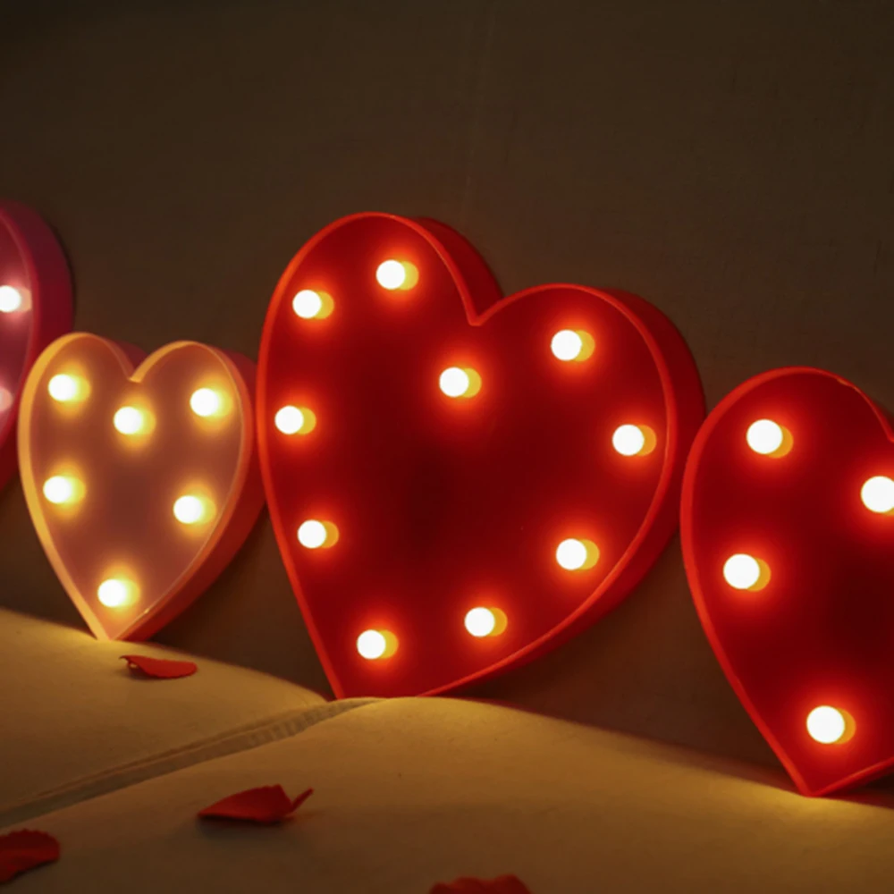 

Love Lamp Interior Decoration Lamp LED Night Light Wedding Decoration Romantic Valentine's Day Gift Safe And Beautiful