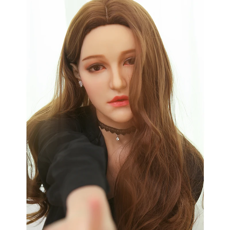 (M10) силиконовая Мягкая Реалистичная Женская полноголовая кигуруми Трансвестит