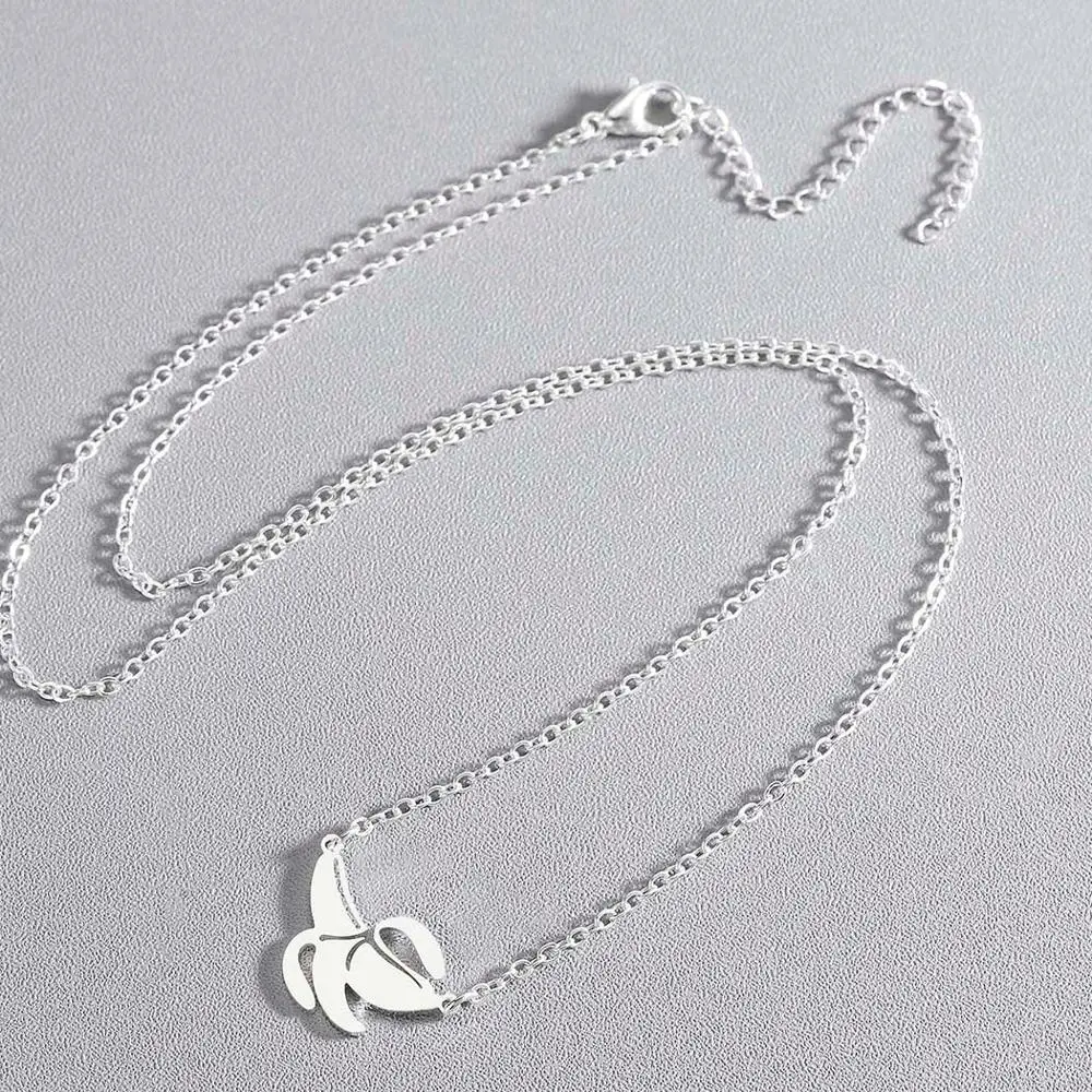 Тоторова тропические фрукты подвеска в виде бананов ожерелье s для женщин летние