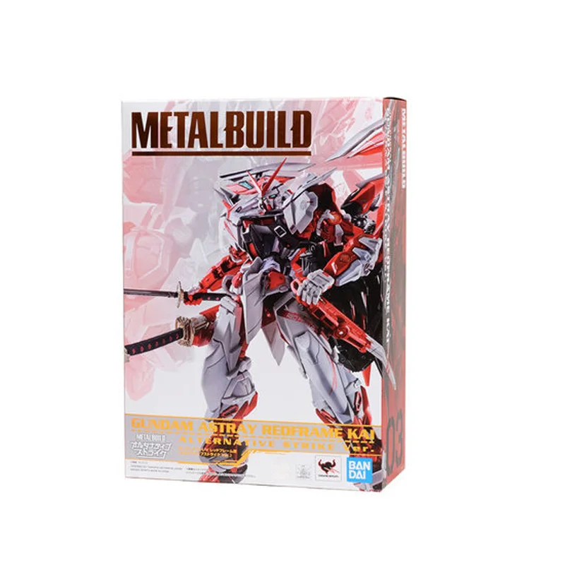 

Bandai Gunpla Metal Build MB Red Heresy Gundam Change Strike Ver Finished SEED Gunpla collectibles Gundam finished model